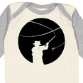 thumbnail image 4 of Inktastic Fly Fishing Silhouette Boys or Girls Long Sleeve Baby Bodysuit, 4 of 5