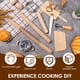 thumbnail image 5 of Kit de Herramientas para Hacer Pasta de 11 Pzas, Set Eficiente para Hacer Pasta con Rodillo de Rosca de Madera, Cortador de Masa, Cortador de Dumplings, Set de Ravioles Multiusos para Cocina, 5 of 11