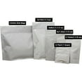 thumbnail image 1 of 100 Pcs 1/8 oz White Child Resistant 3.75"x6"x2" Stand Up Pouch Smell Proof Bags, 1 of 6