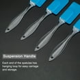 thumbnail image 4 of Unique Bargains 4 Pcs Small Flexible Cooking Silicone Spatula Heat Resistant Scraper Cooking Kitchen Utensils Blue, 4 of 7