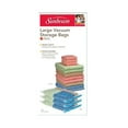 thumbnail image 3 of Sunbeam Large Vacuum Storage Bags Heavy Duty Plastic 3 Count Clear, 3 Pack, 3 of 8