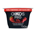 thumbnail image 1 of Yogurt batido Oikos Pro frutos rojos sin azúcar añadida 15 g de proteína 150g, 1 of 4