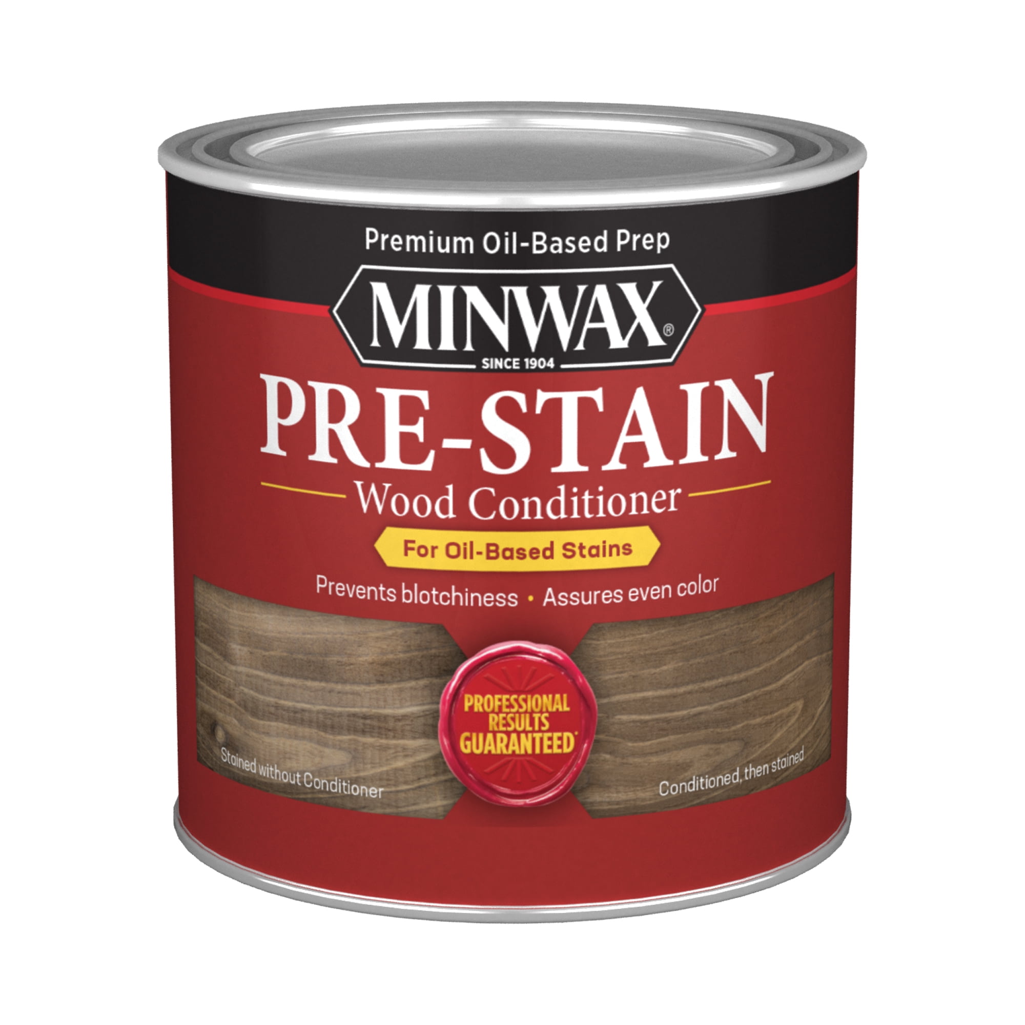 (2 pack) Minwax 134074444 Pre-Stain Wood Conditioner, Clear, 1/2 Pint, (1 Piece, 1 Pack)