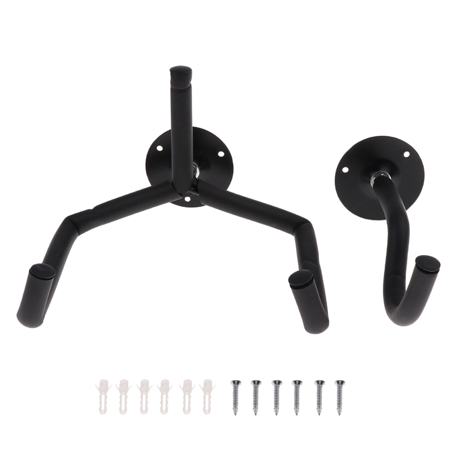 LeeQinersw 6Set Guitar Wall Horizontal Hanger Bracket Stand Bass Electric Music Holder Tool