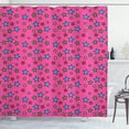 thumbnail image 1 of Ambesonne Colorful Shower Curtain, Hot Pink Retro Stars, 69"Wx84"L, Multicolor, 1 of 3