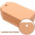 thumbnail image 6 of Tineasur 200Pcs Light Brown Multifunction Paper Tags Prepunched Hanging Labels for Organizing and Decorating, 6 of 8