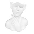 thumbnail image 1 of Jarrón de cerámica con cabeza artística, moderno, decorativo, para mujer, cuerpo, florero, pieza central para dormitorio, sala de estar, baño, mesa de oficina, color blanco, 1 of 5