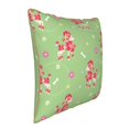 thumbnail image 2 of Haiem Cute Poodle Dog Print Velvet Soft Solid Decorative Square Throw Pillow Covers Set with Elegant Piping Christmas Cushion Case for Sofa Bedroom Car-18"x18", 2 of 8