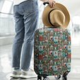 thumbnail image 2 of Multicolor Bigfoot and Text Pattern Luggage Cover Fashion Suitcase Cover Baggage Covers Fit 25-28 Inch Luggage (Go Travel), 2 of 5