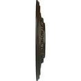 thumbnail image 4 of Ekena Millwork 17 5/8"OD X 3 5/8"ID X 1 7/8"P Orleans Ceiling Medallion (Fits Canopies up to 4 5/8"), Hand-Painted Stone Hearth, 4 of 7