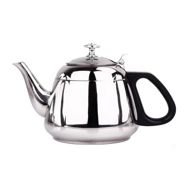 Tetera de acero inoxidable de gran capacidad para café, tetera, vajilla, tetera para 1.5L