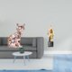 thumbnail image 2 of Escultura Abstracta De Gato, Figura Decorativa De Resina, Adorno Para Chimenea, Hogar, Oficina, Mesa De Centro. Arte Animal, Artesanía, Recuerdo Decorativo., 2 of 8