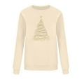 thumbnail image 6 of Sweatshirts for Womens Christmas Fashion Xmas Tree Printed Shirts Christmas Clothing Loose Plus Size Blouses Tops Winter Long Sleeve Crewneck Sweaters Pullover, 6 of 6