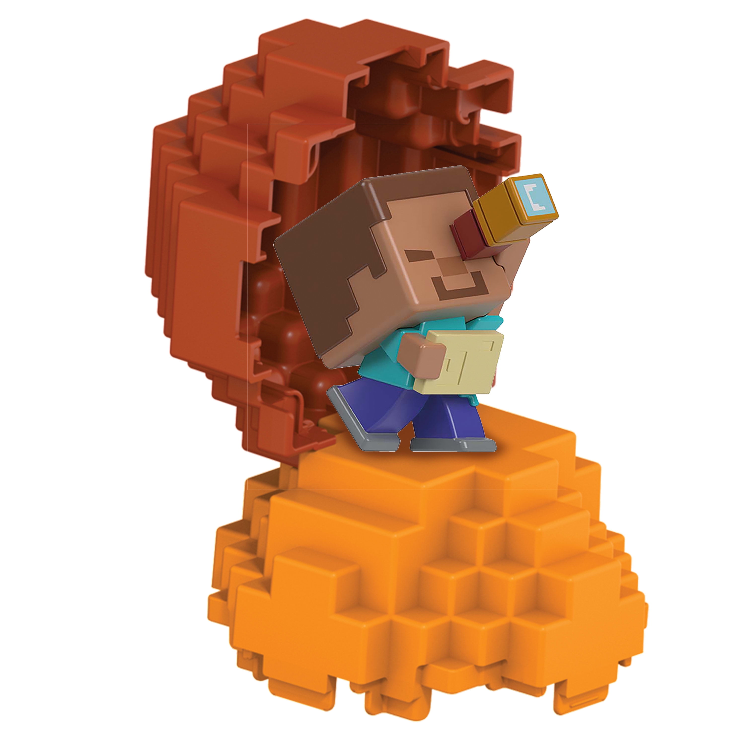 Minecraft Mini Mode Spawn Egg with Mini Figure, Badlands Theme, 1.5-inch Toy (Characters May Vary)