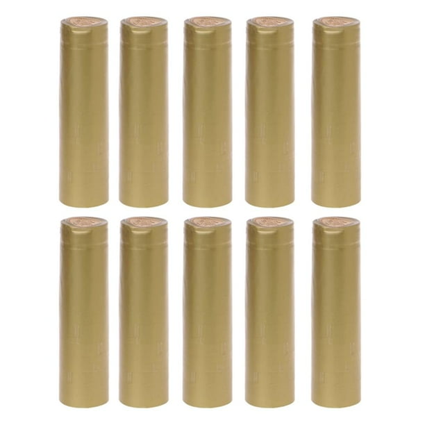 Cubiertas de cápsulas de botellas de vino termoencogibles de color burdeos para botellas de montaje de 30 mm 32 mm de oro Sunnimix Cápsulas de botella de vino retráctil