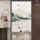 thumbnail image 3 of Cortina divisoria para puerta con pintura de paisaje chino, cortina decorativa para el hogar, cortina colgante gratuita para cocina y sala de estar, 3 of 5