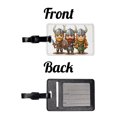 thumbnail image 4 of Cute Vikings Faux Leather Travel Luggage Tag, 4 of 7
