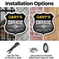 thumbnail image 3 of Gary's Garage I Can Fix Everything But Stupid 12 inch X 12 inch Shield Shaped Commercial Grade Plastic Sign To last, Gift for Dads and Uncles Classic Americana Crafted in the USA, 3 of 7