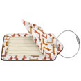 thumbnail image 2 of Fuzoiu Dachshund Dog Print Premium Leather Luggage Tag,Travel Accessory,Luggage Tag for Suitcase Baggage Handbag Travel Bag,Name Card & Privacy Cover-1, 2 of 5