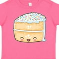 thumbnail image 4 of Inktastic Cute Smiling Cake with Confetti Sprinkles Boys or Girls Toddler T-Shirt, 4 of 5
