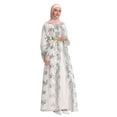 thumbnail image 2 of Womens Hollow Out Sequin Cardigan Loose Long Cardigan Abaya Arab Kaftan Cardigan, 2 of 7