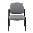 thumbnail image 5 of Boss Office Products Armless Vinyl & Steel Guest Chair, 300-lb. Capacity, Gray/Black, 5 of 8