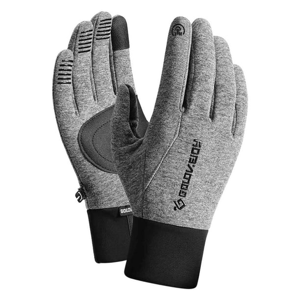 Xihbxyly Artículo en liquidación Resistencias exteriores al viento y aterciopelados, cálidos y con pantalla táctil, guantes de ciclismo para deportes al aire libre