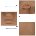 thumbnail image 3 of 1Pc Eyelash Extension Silicone Mannequin Eyelashes Extension Practice Head Mold, 3 of 8
