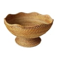 thumbnail image 4 of Siruishop Footed Fruit Basket Photo Props Fruit Tray for Countertop Dining Room Makeup L, 4 of 8