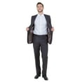 thumbnail image 3 of Dk. Gray Solid 2-PC Slim Fit Performance Stretch Suits, 3 of 4