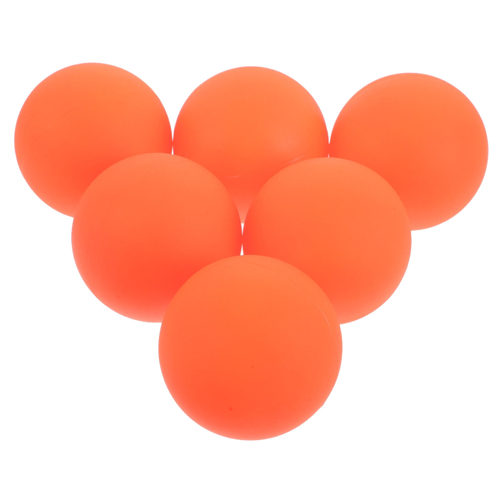 NIAIZEK 6Pcs Outdoor Street Hockey Balls PVC Weatherproof Low Bounce High Visibility for Concrete Asphalt Play