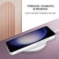 thumbnail image 4 of Feishell Marble Texture Design for Samsung Galaxy S23 FE Case Support Wireless Charging Slim Glossy Shockproof Anti-Scratch Soft & Flexible Protective Phone Case for Women Girls,A, 4 of 6