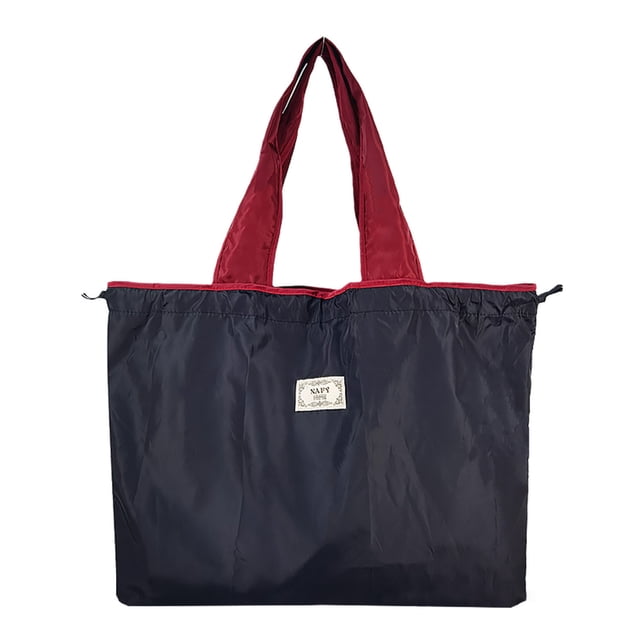 Reusable Grocery Bag Foldable, Washable Grocery Tote Strap, Large Capacity Drawstring Shopping Bag, Heavy Duty Shopping Tote, Eco-Friendly Wallet Bag For Pocket