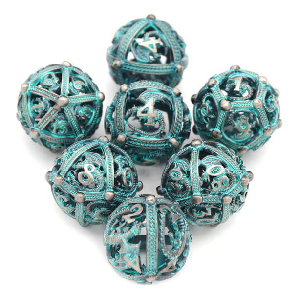 Accesorios de juego de mesa Metal Dice Chips para todas las edades