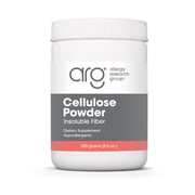 ARG Cellulose Powder - Microcrystalline Cellulose - Digestive System Support - Non-Fermentable Insoluble Fiber - Hypoallergenic Formula - 125 Servings - 8.8 oz