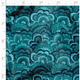 thumbnail image 2 of Soimoi Abstract Print - Green, Moss Georgette Fabric Material - 42 Inch Wide, 1 Yard, Unstitched Versatile Fabric For Dresses, Skirts, Blouses, Drapery Projects, 2 of 6