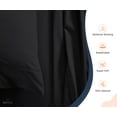 thumbnail image 3 of SGI Bedding 600 TC Egyptian Cotton Bed Sheet Set - Texas King Size Sheets 600 Count Sheets Soft, Durable Sheets Cotton Sheets in 600 TC 18" Deep, Black Solid, 3 of 8