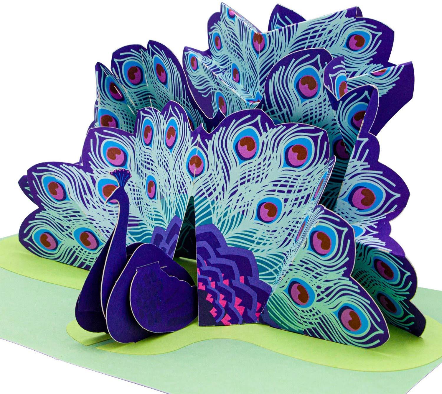 Peacock Pop Up Card Walmart Walmart