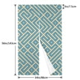 thumbnail image 3 of XMXT Japanese Noren Doorway Room Divider Curtain,Abstract Labyrinth Background Restaurant Closet Door Entrance Kitchen Curtains, 34 x 56 inches, 3 of 7