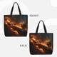 thumbnail image 2 of Fotbe Cool Fire Man Bolsa Tote con Estampado para Mujer, Bolsos con Cremallera, Bolsa de Hombro Casual de Gran Capacidad con Bolsillos Internos, 2 of 7