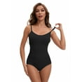 thumbnail image 4 of Unique Bargains Womens' Seamless Sleeveless Bodysuit Briefs Body Shaper S Black, 4 of 6