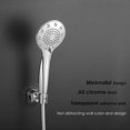 thumbnail image 5 of Shower Head Holder - 360 Adjustable and 60 Degree Tilt with Winged Tension Nut - Universal Secure Fit, Wall Mount with Adhesive Base, Shower Wand Hold, 5 of 5