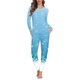 thumbnail image 1 of Conjunto de pijama de manga larga para mujer, ropa de dormir informal de dos piezas, con estampado a pedido, para Otoño e Invierno, 1 of 4