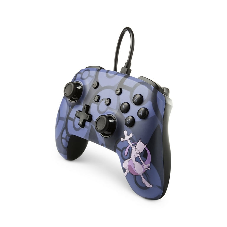 Manette Nintendo Switch: POWER A - WIRED CONTROLLER POKEMON MEWTWO