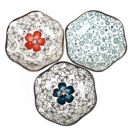 

3Pcs Japanese Style Sauce Dishes Ceramic Seasoning Plates (Assorted Color)