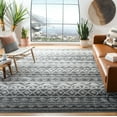 thumbnail image 3 of SAFAVIEH Adirondack Emil Abstract Area Rug, Ivory/Charcoal, 11' x 15', 3 of 8