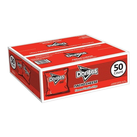 Doritos Nacho Cheese Tortilla Chips (1 oz. bags, 50 ct.)