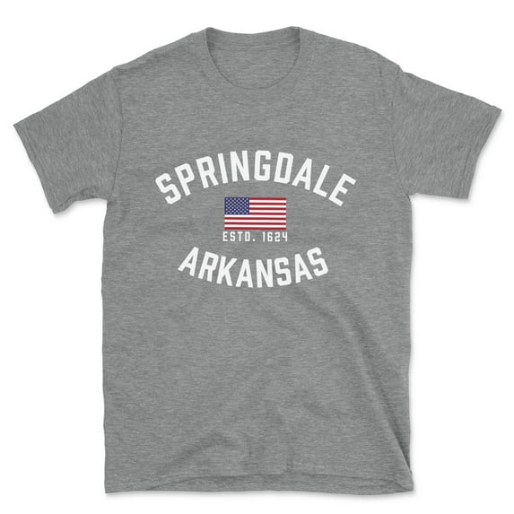 Springdale Arkansas Patriot Men's Cotton T-Shirt