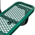 thumbnail image 4 of 4' Rectangular Expanded Metal Picnic Table, 48"L x 62"W, Green, 4 of 7