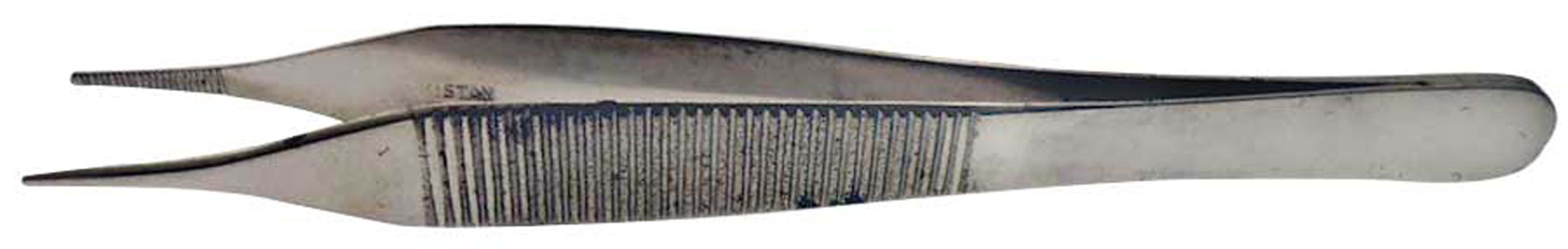 4.75" LONG NOSE TWEEZER WITH ROUNDED TIPS